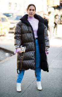 A chic showgoer attending the Self Portrait show during New York Fashion Week - Feb 9, 2019 - NYFW: Fall 2019 Street Style Day 3, New York New York United States  Copyright: xMichellexSangsterx h_00578990