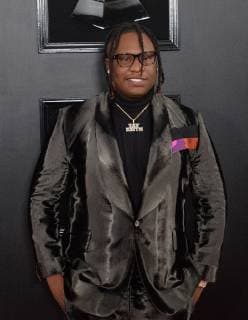 Tay Keith arrives for the 61st annual Grammy Awards held at Staples Center in Los Angeles on February 10, 2019.  LAP20190210832 JIMxRUYMEN