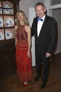 Lutz Mamor mit Freundin Christina-Maria Peukert bei der Verleihung des Champagne-Preis für Lebensfreude 2019 im Hotel Louis C. Jacob. Hamburg, 11.02.2019
