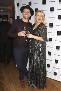 Max Mutzke und Barbara Schöneberger bei der Verleihung des Champagne-Preis für Lebensfreude 2019 im Hotel Louis C. Jacob. Hamburg, 11.02.2019