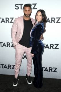 LOS ANGELES, CA - FEBRUARY 12: Ricky Whittle and Olivia Munn at the STARZ TCA Red Carpet Event at 71Above in Los Angeles, California on February 12, 2019. Copyright: xFayexSadoux
