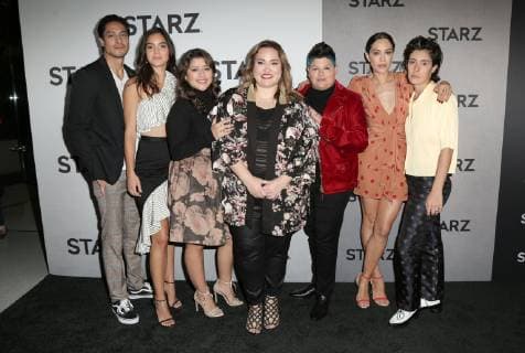 12 February 2019 - Los Angeles, California - Carlos Miranda, Melissa Barrera, Chelsea Rendon, Ser Anzoategui, Mishel Prada, Roberta Colindrez. 2019 Starz Winter TCA Tour held at 71Above. Photo Credit: PMA AdMedia 235272 2019-02-12 Etats-Unis  Copyright: xAdMediax STAR_235272_059