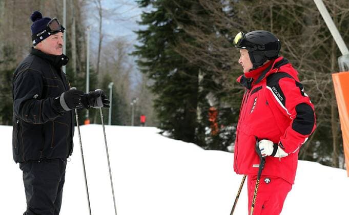 February 14, 2019. Russian President Vladimir Putin met in Sochi with President of the Republic of Belarus Alexander Lukashenko, who arrived in Russia on a three-day working visit. Photo: Kremlin Poo KremlinxPoolxxxx 