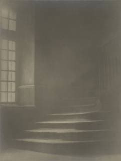 Window and Stairway of the Old Ursuline Convent, New Orleans; Arnold Genthe (American, born Germany, 1869 - 1942); New Orleans, Louisiana, United States; about 1920 - 1926; Gelatin silver print; 32 x 24.2 cm (12 5,8 x 9 1,2 in.)  Copyright: LCD2_180906_07104