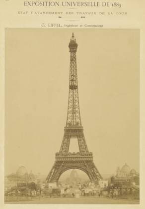 The Eiffel Tower; Louis-Emile Durandelle (French, 1839 - 1917); March 31, 1889; Albumen silver print  Copyright: LCD2_180906_07718