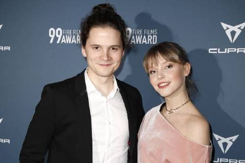 Lina Larissa Strahl und Tilman Poerzgen beim 99 Fire Films Award 2019 im Rahmen der 69. Berlinale International Fim Festival am 14.02.2019 in Berlin 99Fire Films Award 2019 in Berlin