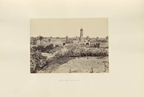 Gaza (The Old Town); Francis Frith (English, 1822 - 1898); Gaza, Palestine; 1858; Albumen silver print  Copyright: LCD2_180906_18377
