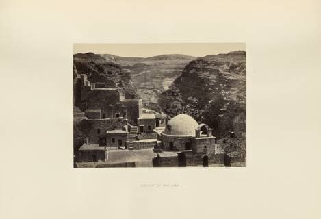 Convent of Mar-Saba; Francis Frith (English, 1822 - 1898); Palestine; 1858; Albumen silver print  Copyright: LCD2_180906_18391