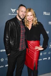Jakob M. Erwa und Veronica Ferres beim 99Fire Films Award während der Berlinale 2019 im Umspannwerk Alexanderplatz. Berlin, 14.02.2019