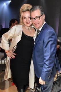 Felix O. Adlon mit Ehefrau Nina Adlon beim 99Fire Films Award während der Berlinale 2019 im Umspannwerk Alexanderplatz. Berlin, 14.02.2019