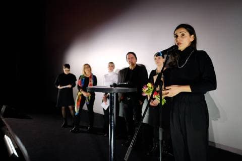 Verleihung Kompass-Perspektive-Preis an die Regisseurin und Schauspielerin Maryam Zaree während der 69. Internationalen Filmfestspiele Berlin snapshot-photography xK.M.Krause