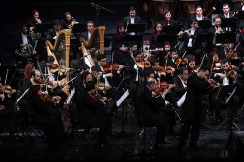 The Tehran Symphony Orchestra, headed by Prominent Iranian maestro Shahrdad Rohani, staged a performance on the third day of 34th Fajr Music Festival, in Tehran on Friday.  MajidxAsgaripour