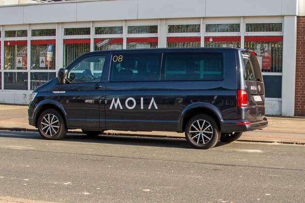 MOIA Taxi (Volkswagen) - gesehen am 17.02.2019 in Hannover