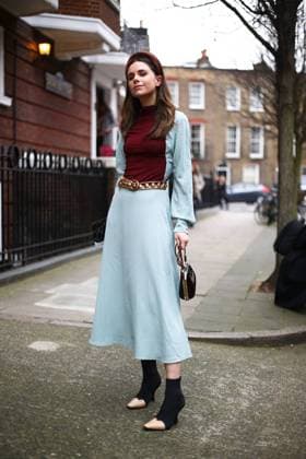 Stylist Florrie Thomas attending the Toga show during London Fashion Week - Feb 16, 2019 - LFW: Fall 2019 Street Style Day 2, London England  Copyright: xValentinaxRanierix h_00581214