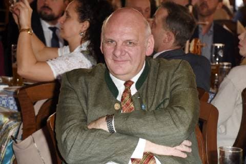 Franz Bergmueller Wirt Bayerische Wirtshauskultur Vorsitzender Muenchen 18.02.19 Hofbraeuhaus Bayerischer Wirtshauskultur Preisverleihung Fuer Lieblingsbiergarten und Bayerischer Stammtischbruder 2019 Wettbewerb Wirtshaus