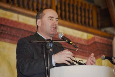Hubert Aiwangee Minister Muenchen 18.02.19 Hofbraeuhaus Bayerischer Wirtshauskultur Preisverleihung Fuer Lieblingsbiergarten und Bayerischer Stammtischbruder 2019 Wettbewerb Wirtshaus