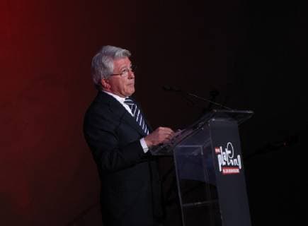 Film producer Enrique Cerezo speaks during the 6th Platinum Latin American Film Awards, at the Cineteca Nacional, in Mexico City, Mexico, 18 February 2019. Platinum Latin American Film Awards 2019 !ACHTUNG: NUR REDAKTIONELLE NUTZUNG!  Copyright: xMarioxGuzmánx AME5199 20190219-636861331968273749