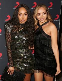 February 20, 2019 - London, United Kingdom - Leigh-Anne Pinnock and Jade Thirlwall of Little Mix seen at the Sony Music After Party for The Brit Awards 2019 at The Shard in London. London United Kingdom - ZUMAs197 20190220_zaa_s197_286 Copyright: xBrettxCovex