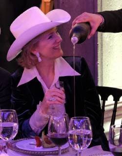 Princess Astrid of Belgium pictured during a Dinner offered by Jaime Rodriguez Calderon, Governor of Nuevo Leon province, on the fifth day of a Belgian economic mission to Mexico, Thursday 21 February 2019, in Monterrey. Several federal and regional ministers accompany the princess on an economic mission to Mexico from 17 to 24 February.  ERICxLALMAND 05536202
