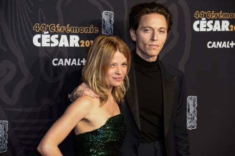 February 22, 2019 - Paris, Ile de FRANCE, France - Melanie Thierry and Raphael are seen on the red carpet during the Cesar Film Awards 2019 at the Salle Pleyel in Paris, France. Paris France - ZUMAs197 20190222_zaa_s197_202 Copyright: xThierryxLexFouillex