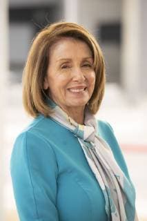 February 22, 2019 - Laredo, TX, USA - Laredo, Texas Feb. 22, 2019: House Speaker Nancy Pelosi talks to the press at Port of Entry 2 after touring the Texas-Mexico border Friday. Pelosi and Congressman Henry Cuellar, D-Laredo, both agree that there is no border crisis that requires Trump s emergency declaration. Laredo USA - ZUMAd150 20190222_znp_d150_006 Copyright: xBobxDaemmrichx