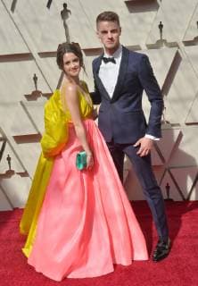 Laura Marano and Louis Virtel arrive on the red carpet for the 91st annual Academy Awards at the Dolby Theatre in the Hollywood section of Los Angeles on February 24, 2019.  LAP20190224013 JIMxRUYMEN