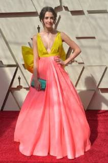 Laura Marano arrives on the red carpet for the 91st annual Academy Awards at the Dolby Theatre in the Hollywood section of Los Angeles on February 24, 2019.  LAP20190224509 JIMxRUYMEN