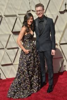 Nicholas Britell and Caitlin Sullivan arrive on the red carpet for the 91st annual Academy Awards at the Dolby Theatre in the Hollywood section of Los Angeles on February 24, 2019.  LAP20190224036 JIMxRUYMEN