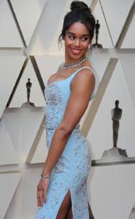 US actress Laura Harrier arrives at the red carpet of the 91th Academy Awards, in Hollywood, California, United States, 24 February 2019. 91st Academy Awards in Hollywood !ACHTUNG: NUR REDAKTIONELLE NUTZUNG!  Copyright: xEMILIOxFLORESx AME8855 20190225-636866513112432891