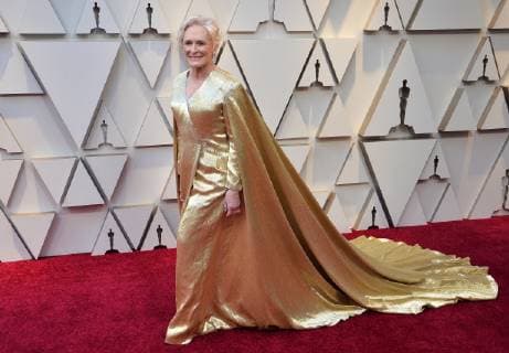 Glenn Close arrives on the red carpet for the 91st annual Academy Awards at the Dolby Theatre in the Hollywood section of Los Angeles on February 24, 2019.  LAP20190224568 JIMxRUYMEN