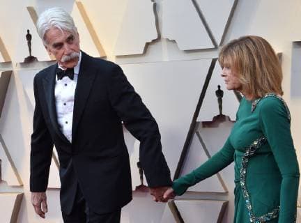 Sam Elliott and Katharine Ross arrive on the red carpet for the 91st annual Academy Awards at the Dolby Theatre in the Hollywood section of Los Angeles on February 24, 2019.  LAP20190224169 JIMxRUYMEN