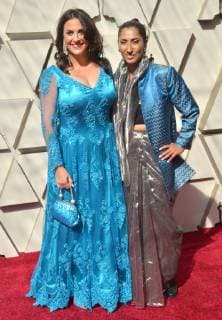 Melissa Berton (L) and guest arrive on the red carpet for the 91st annual Academy Awards at the Dolby Theatre in the Hollywood section of Los Angeles on February 24, 2019.  LAP20190224666 JIMxRUYMEN