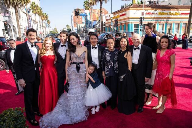 Oscar nominees Elizabeth Chai Vasarhely and Jimmy Chin with Alex Honnold and guests arrive on the red carpet of The 91st Oscars at the DolbyÂ® Theatre in Hollywood, CA on Sunday, February 24, 2019.  Copyright: xA.M.P.A.S.x 33781_230PLX
