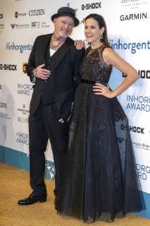Patrik Muff und Bettina Zimmermann bei der Verleihung des 3. Inhorgenta Award 2019 in den Eisbach Studios. München, 24.02.2019