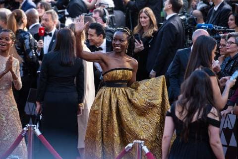 February 24, 2019 - Hollywood, California, U.S. - DANAI GURIRA arrives on the red carpet of The 91st Oscars at the Dolby Theatre in Hollywood. Hollywood U.S. - ZUMAz03_ 20190224_sha_z03_734 Copyright: xAMPASx