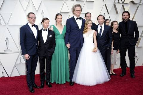 Sebastian Koch, Tom Schilling, Christiane Asschenfeldt, Florian Henckel von Donnersmarck, Dirk Schürhoff, Saskia Rosendahl, Quirin Berg, Mariette Rissenbeek, Gast und Max Wiedemann bei der Oscar Verleihung 2019 91st Annual Academy Awards im Dolby Theatre im Hollywood & Highland Center. Los Angeles, 24.02.2019