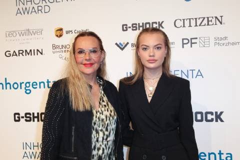Natascha Ochsenknecht mit Tochter Cheyenne Ochsenknecht, Inhorgenta Award 2019 in den Eisbach Studios in Muenchen am 24.02.2019