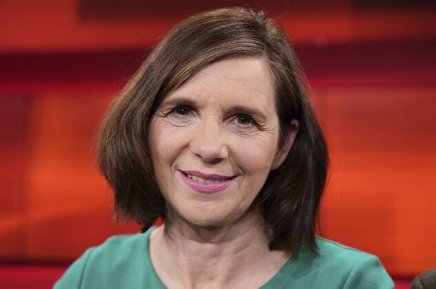 Katrin Göring-Eckardt in der ARD-Talkshow hart aber fair im WDR Fernsehstudio A. Köln, 25.02.2019 *** Katrin Göring Eckardt on ARD talk show hard but fair on WDR Fernsehstudio A Köln 25 02 2019 Foto:xJ.xKrickx xFuturexImage