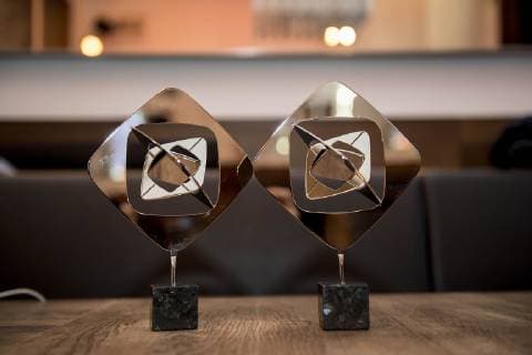 Feature, der Grimme Preis, Trophaee, Trophaeen, Pressekonferenz zur Bekanntgabe der Preistraeger fuer den 55. Grimme-Preis 2019 am 26.02.2019 in Essen Deutschland.