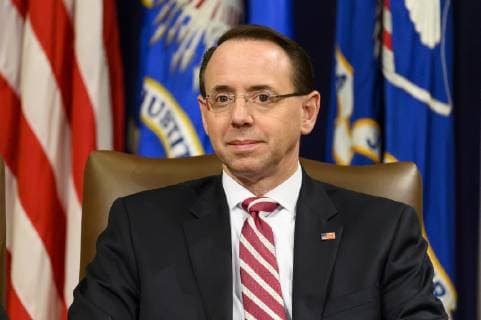 News Bilder des Tages February 26, 2019 - Washington, DC, U.S - Rod Rosenstein, United States Deputy Attorney General, at the Department of Justice African American History Month Observance Program in the The Great Hall at the U.S. Department of Justice in Washington, DC on February 26, 2019 Washington U.S. - ZUMAb161 20190226_zap_b161_040 Copyright: xMichaelxBrochsteinx
