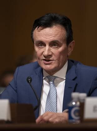 February 26, 2019 - Washington, District of Columbia, U.S. - Pascal Soriot, Executive Director and Chief Executive Officer, AstraZeneca appears before the Senate Committee on Finance for a hearing on prescription drug pricing on Capitol Hill in Washington, DC, February 26, 2019. Credit: CNP Washington U.S. - ZUMAs152 20190226_zaa_s152_044 Copyright: xChrisxKleponisx