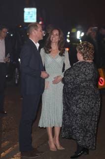 . 27 02 2019. Belfast , United Kingdom. The Duke and Duchess of Cambridge arriving at the Belfast Empire Hall on the first day of their two day trip to Northern Ireland.  xStephenxLockx xi-Imagesx IIM-19346-0075