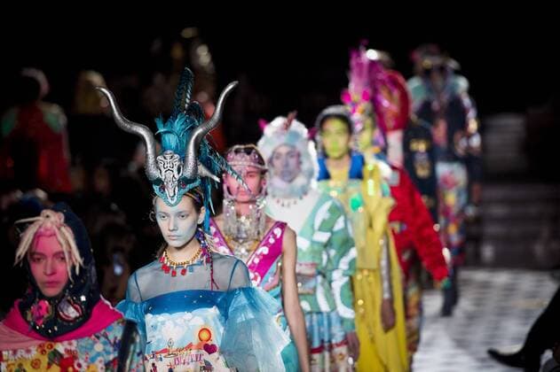 Entertainment Themen der Woche KW09 Entertainment Bilder des Tages Defile Manish Arora CELEBRITES : Show Manish Arora - Paris - 28 02 2019 JBAutissier Panoramic 