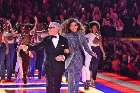Paris Fashion Week. Defile PAP Automne-Hiver 2019 2020. TOMMY HILFIGER. Tommy Hilfiger, Womenswear Autumn-Winter 2019, Paris, France Editorial use only*** 236010 2019-03-02 Paris France Hilfiger, Tommy; Coleman, Zendaya  Copyright: xGuyxMarineaux STAR_236010_112
