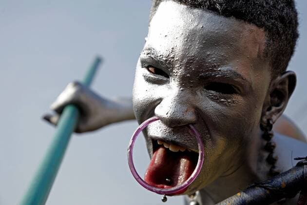 News Themen der Woche KW09 News Bilder des Tages A member of a troupe participates in the Great Parade of Tradition during the Barranquilla Carnival, in Barranquilla, Colombia, 03 March 2019. Great Parade of Tradition of the Barranquilla Carnival !ACHTUNG: NUR REDAKTIONELLE NUTZUNG!  Copyright: xRicardoxMaldonadoxRozox AME2165 20190304-636872589605832785