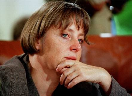 Angela MERKEL , CDU , Bundesumweltministerin , Juni 1997 Angela MERKEL , CDU , Minister for the Environment of Germany , June 1997 *** Angela MERKEL CDU Federal Environment Minister June 1997 Angela MERKEL CDU Minister for the Environment of Germany June 1997