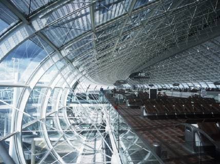 New Departure Lounge, Charles De Gaulle Airport, Modern Architecture  Copyright: IanxCumming 1926791