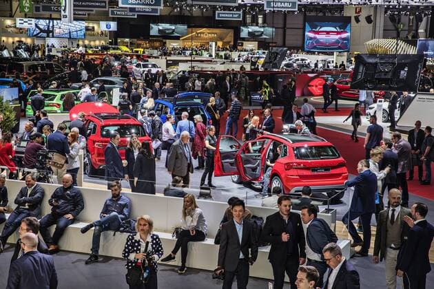 Skoda Auto stand at at the 2019 Geneva International Motor Show on Tuesday, March 5th, 2019. (CTKxPhoto RenexFluger) CTKPhotoF201903051737401  rfl