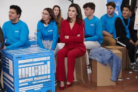 06-03-2019 Madrid Queen Letizia during the award ceremony of the ‘’Princess of Girona 2019 foundation prize’’ in the category ‘’social’’ at the Complejo cultural San Francisco in Caceres. No Spain  Copyright: xPPE xTHORTONx