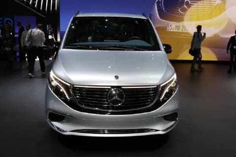 Mercedes Benz EQV Concept (V-Klasse facelift Elektroauto Studie), Weltpremiere, 89. Internationaler Automobil Salon Genf (CH) 2019 (07. - 17.03.2019, Geneva International Motor Show, Autoausstellung, Auto, Messe, Palexpo Geneve, Schweiz), Pressetag 05.03.2019 *** Mercedes Benz EQV Concept V Class facelift Electric car Study World premiere 89 International Motor Show Geneva CH 2019 07 17 03 2019 Geneva International Motor Show Motor Show Palexpo Geneve Switzerland Press day 05 03 2019